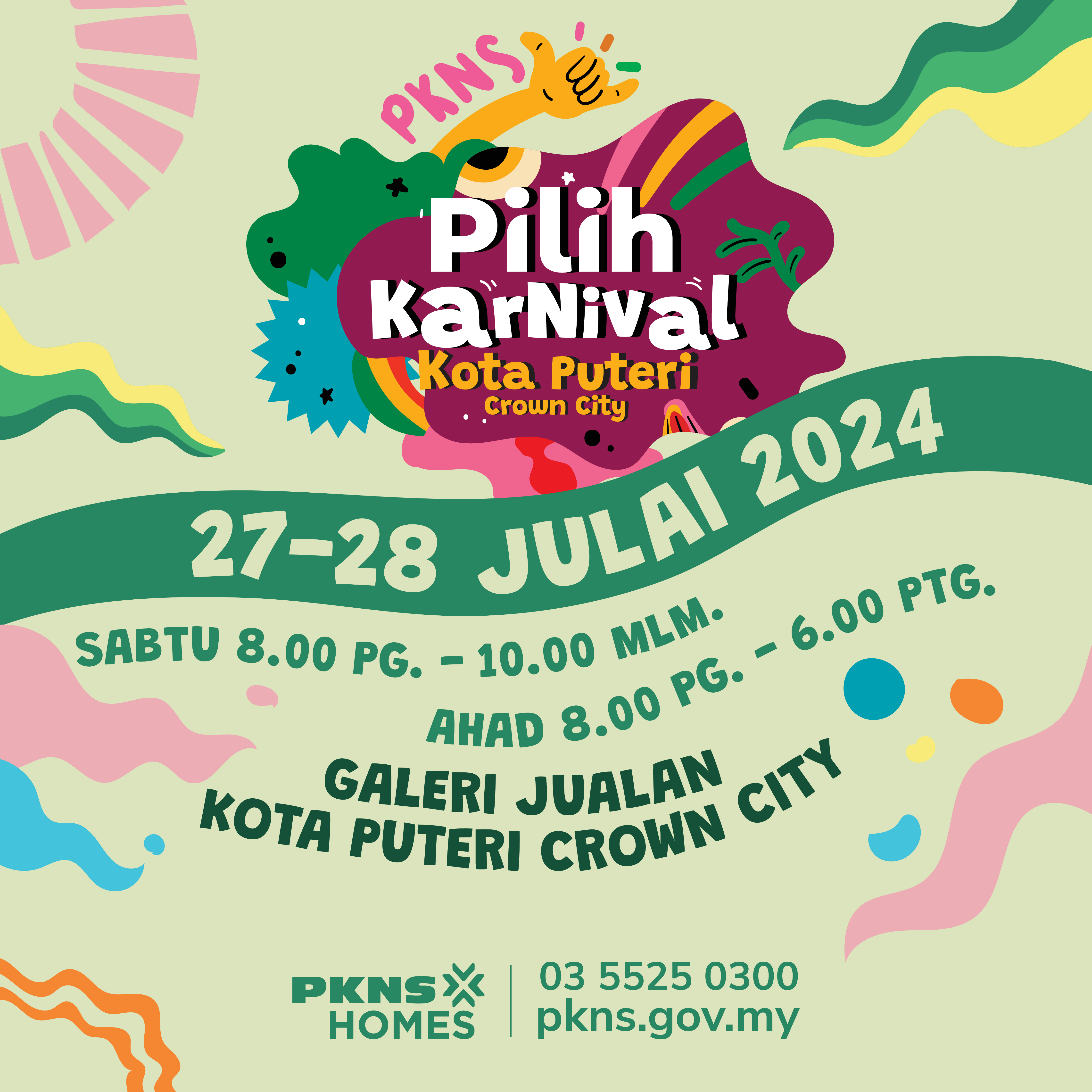 PILIH Karnival KPCC - (27-28 Julai 2024) - Galeri Jualan Kota Puteri Crown City